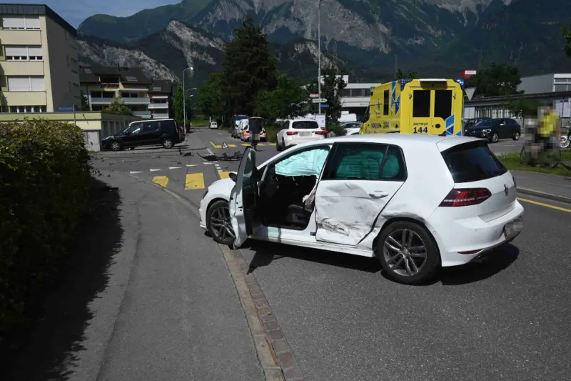 Bad Ragaz SG – Unfall mit 2,42 Promille gebaut