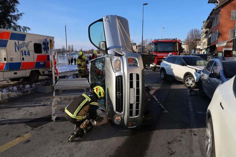 Zug – Lenkerin bei Unfall erheblich verletzt
