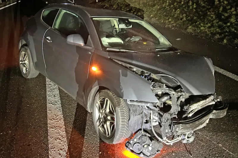 Münchwilen TG – Unfall nach Sekundenschlaf auf der A1