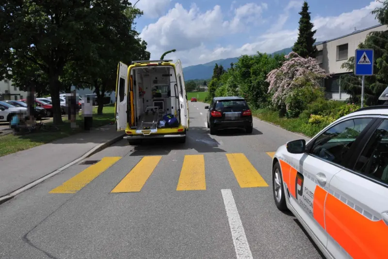 Langendorf SO - Auf dem Zebrastreifen angefahren und verletzt