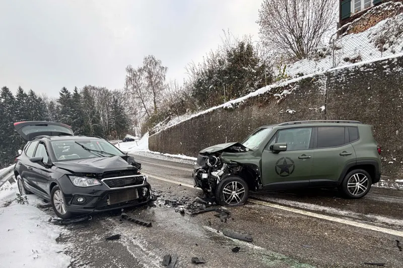 Schweizersholz TG – Zwei Autofahrerinnen bei Frontalkollision verletzt