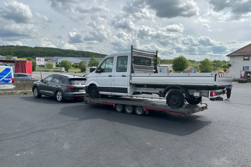 A7 Malsfeld – Gespann mit 100 Prozent Überladung der Achslast