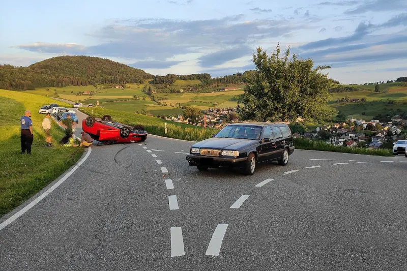 Oberdorf BL – Kollision zwischen zwei Personenwagen – eine Person verletzt
