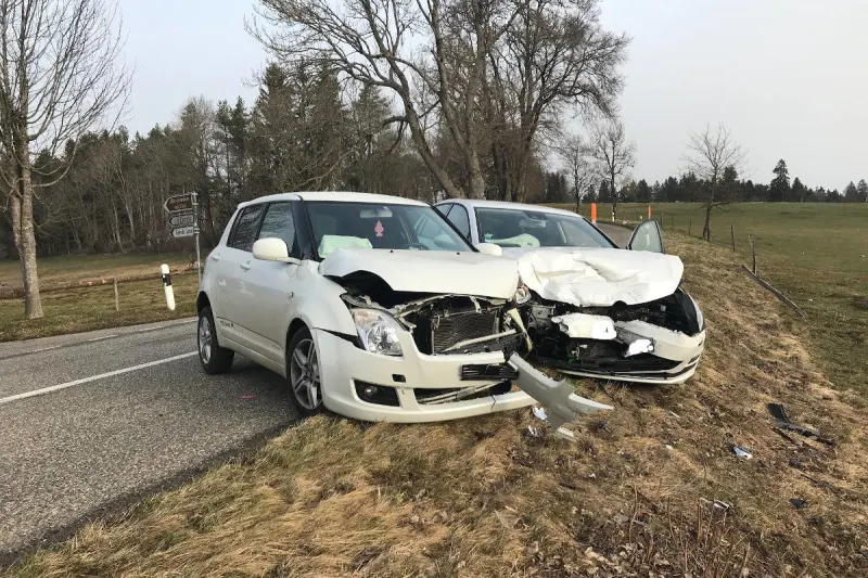 Saulcy – Kollision im Kreuzungsbereich