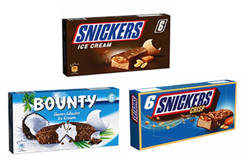 Rückruf - Ethylenoxid im Snickers Ice Cream, Bounty Ice Cream und Snickers Crisp Ice Cream 
