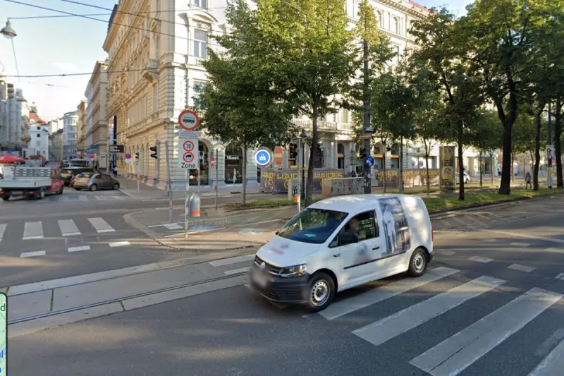 Wien - Tödlicher Unfall an der Kreuzung zur Johannesgasse