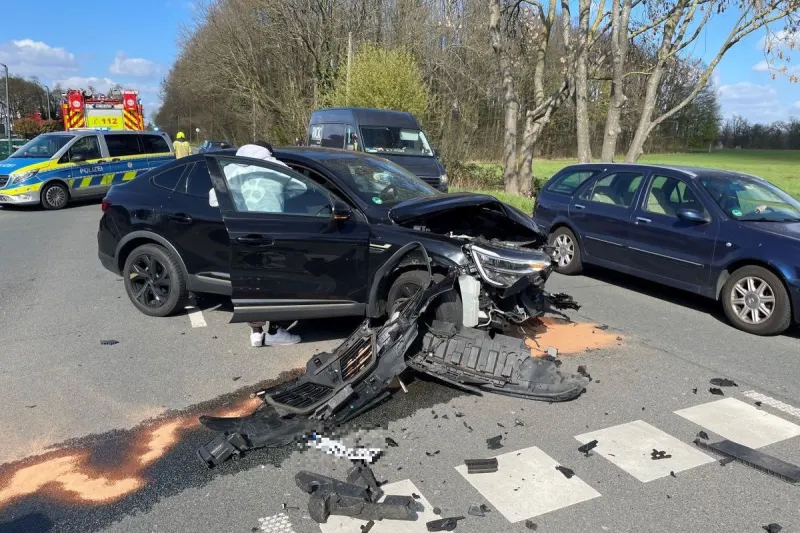 Ratingen – Fünf Verletzte nach Unfall