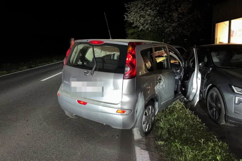 Bonau TG – Unfall zwischen Auto und Lieferwagen