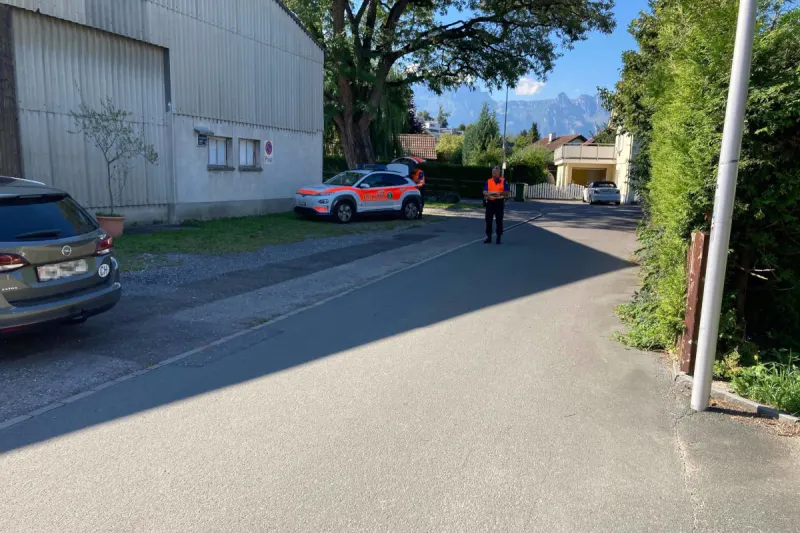 Buchs SG – Kollision zwischen Auto und E-Bike