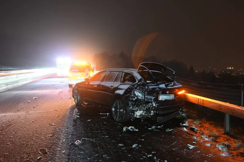 A1 Rorschacherberg SG – Zwei Verletzte nach Unfall auf der Autobahn