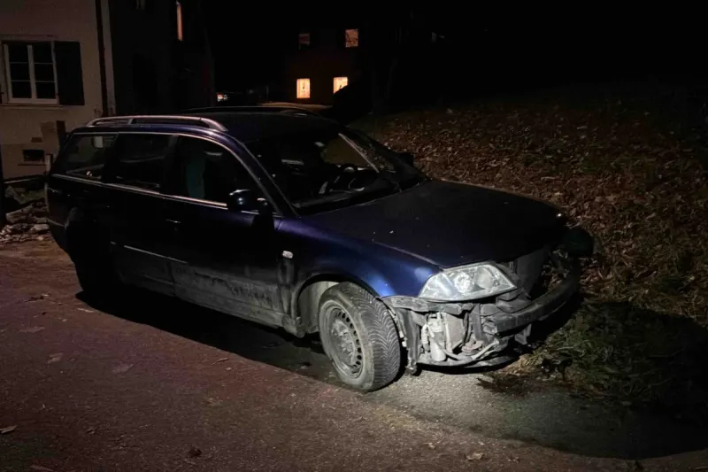 Unfall in Eptingen – Alkoholisierter Autofahrer prallt in Mauer