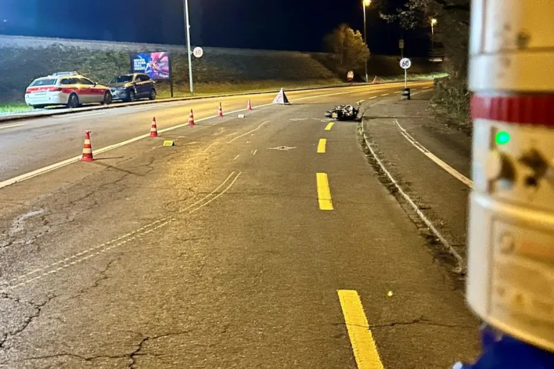 Stäfa ZH – Motorradfahrer verunfallt bei Probefahrt