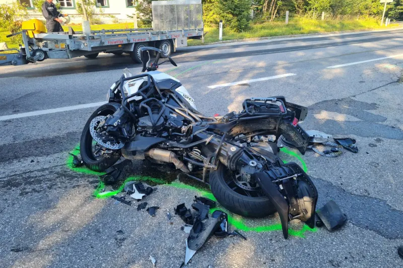 Bezirk Lilienfeld – Motorradfahrer bei Unfall tödlich verletzt