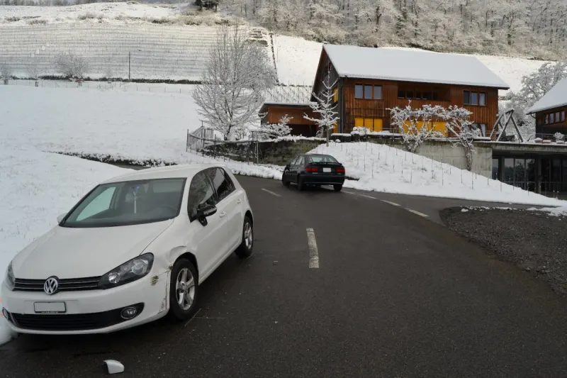 Wienacht-Tobel AR – Kollision zwischen zwei Autos