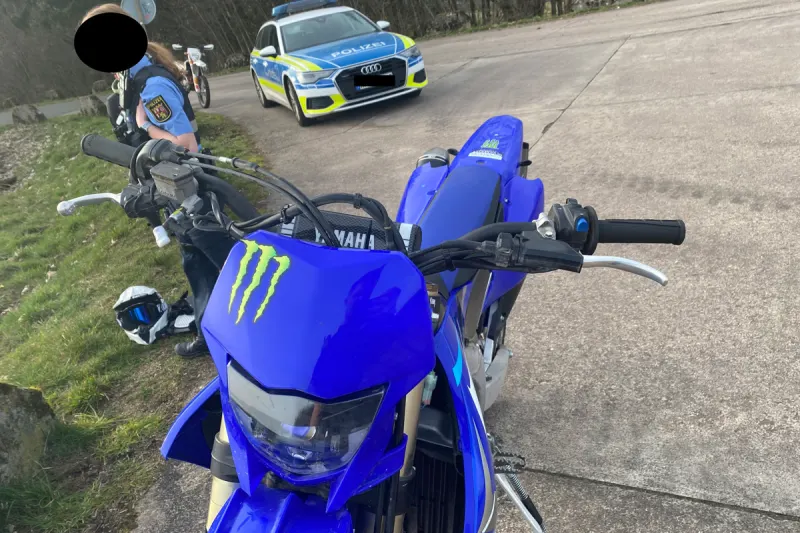 Eckersweiler – Motocross wegen erheblicher Mängel sichergestellt