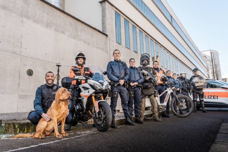 Tag der offenen Tür im Polizeigebäude an der Vadianstrasse in St. Gallen