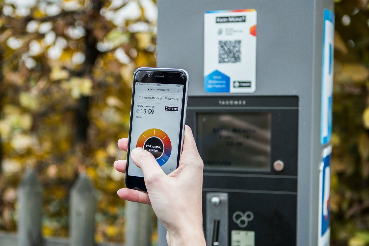 St. Gallen SG - Parkplatz neu mit TWINT bezahlen