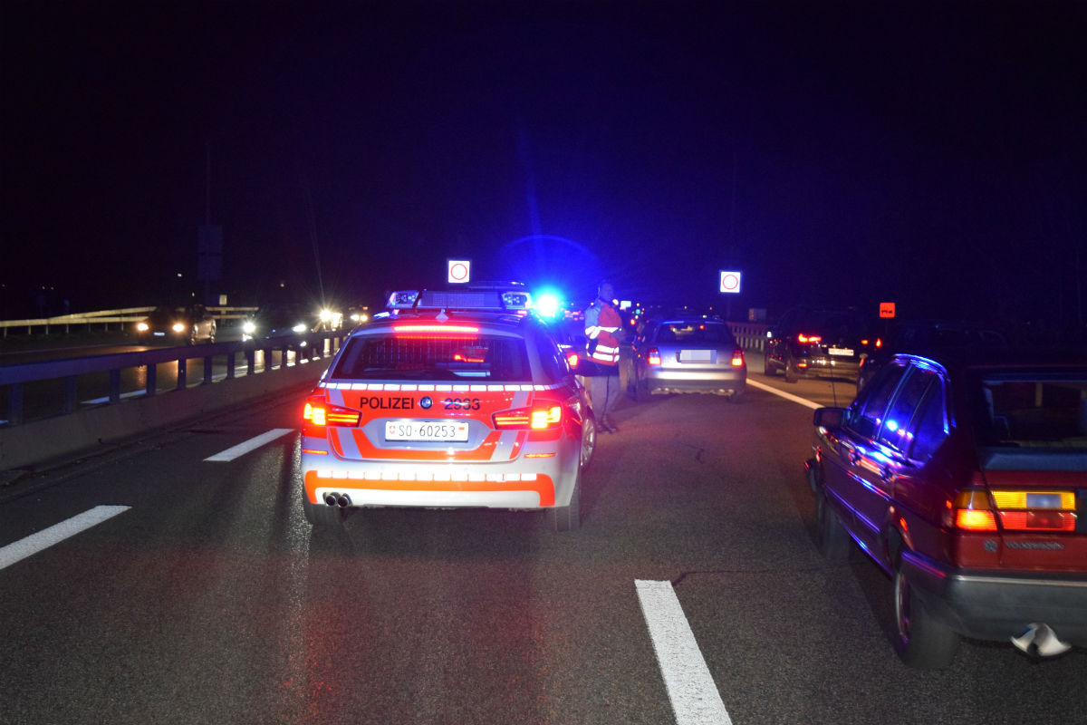 6 Autos waren im Unfall verwickelt.