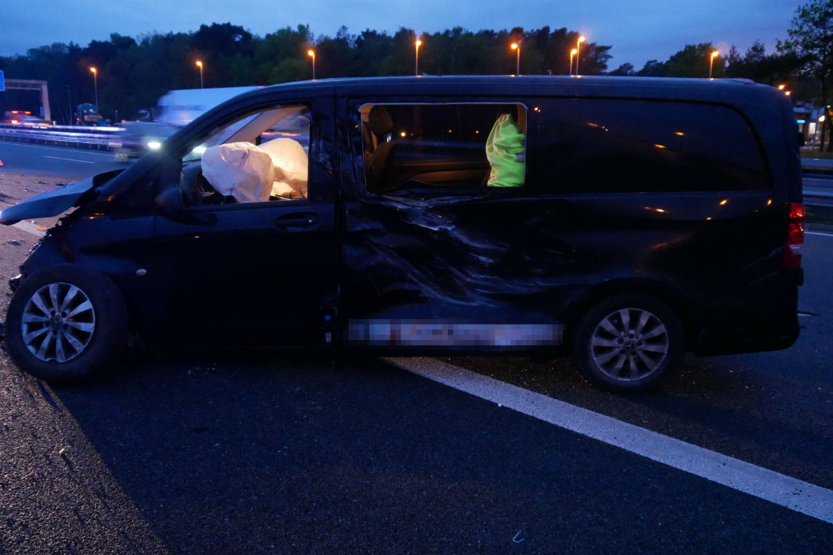 Nach heftiger Kollision weitergefahren