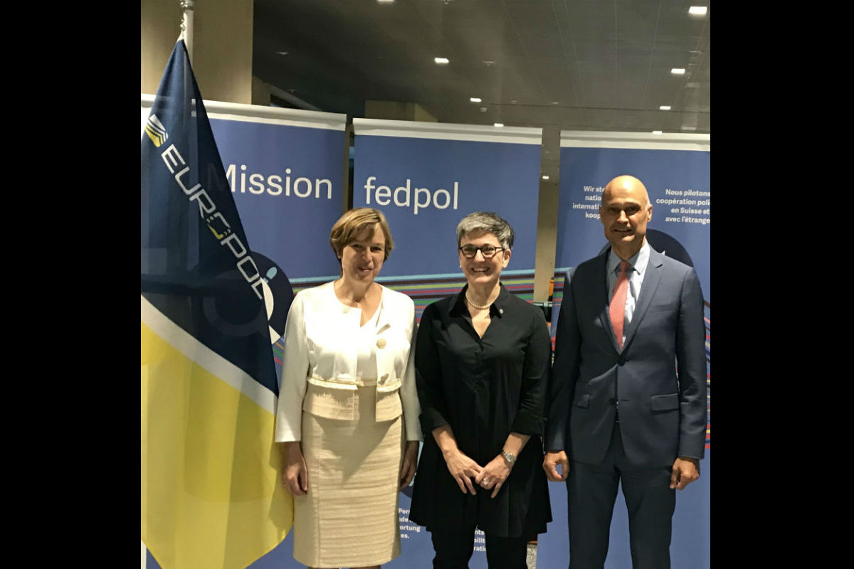 Liechtenstein/Bern - Polizeichef Jules Hoch trifft Europol-Direktorin und Fedpol-Direktorin