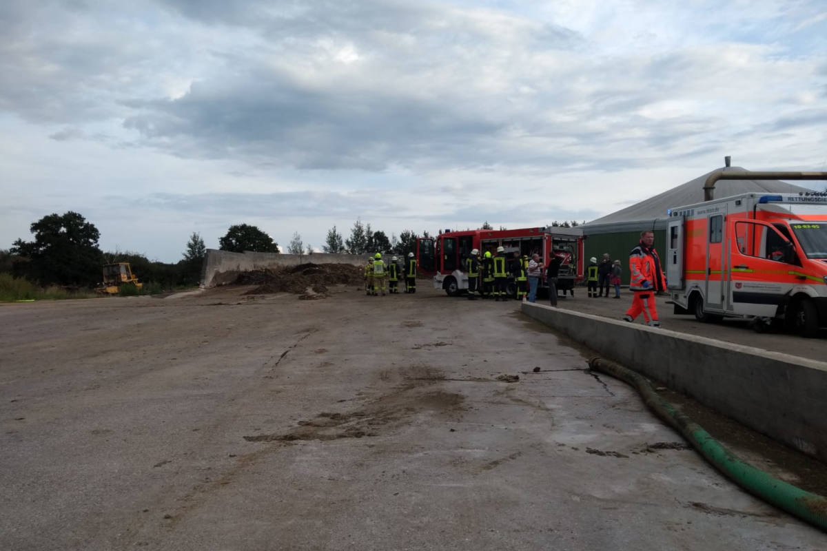 Verpuffung in einer Biogasanlage