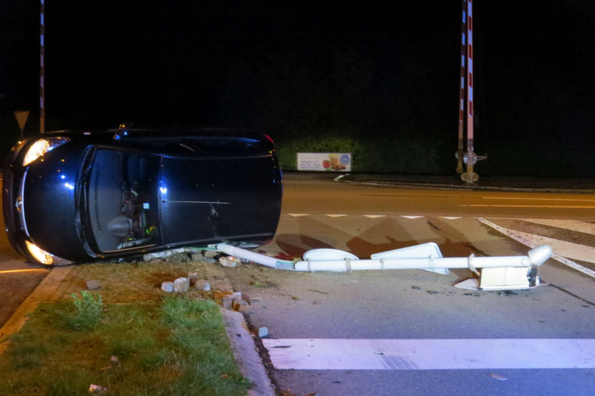 Oberentfelden AG - Neulenker verursacht Selbstunfall