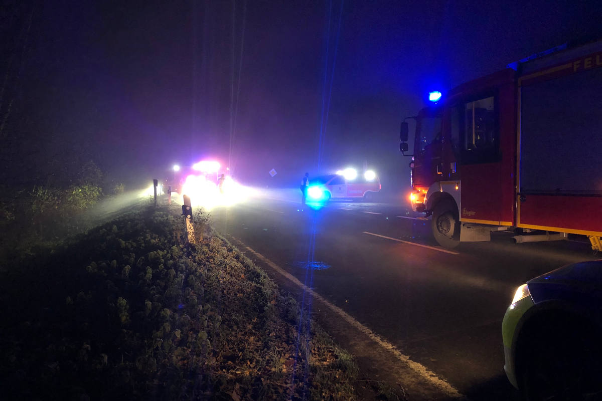 Unfallörtlichkeit auf der L671 bei Ahlen