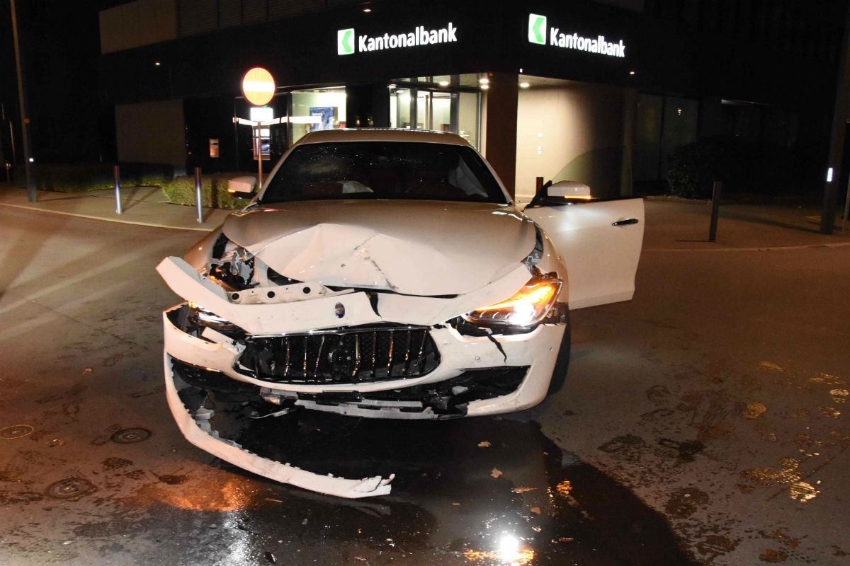 St. Margrethen SG - Heftiger Unfall auf Kreuzung