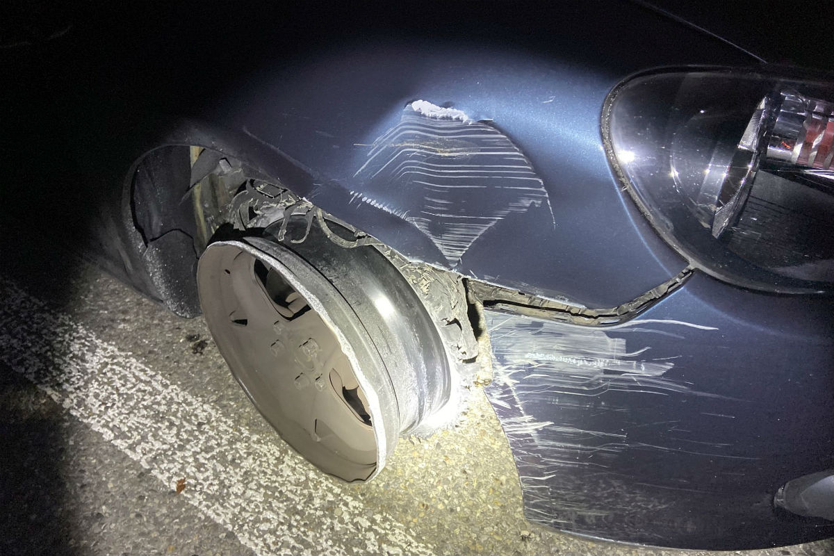 Suhr/A1 AG - Golflenker fuhr auf den Felgen - Alkohol war im Spiel