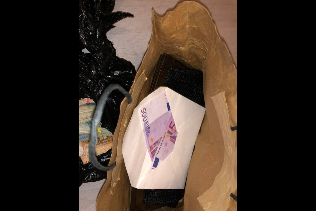 Sichergestelltes Bargeld