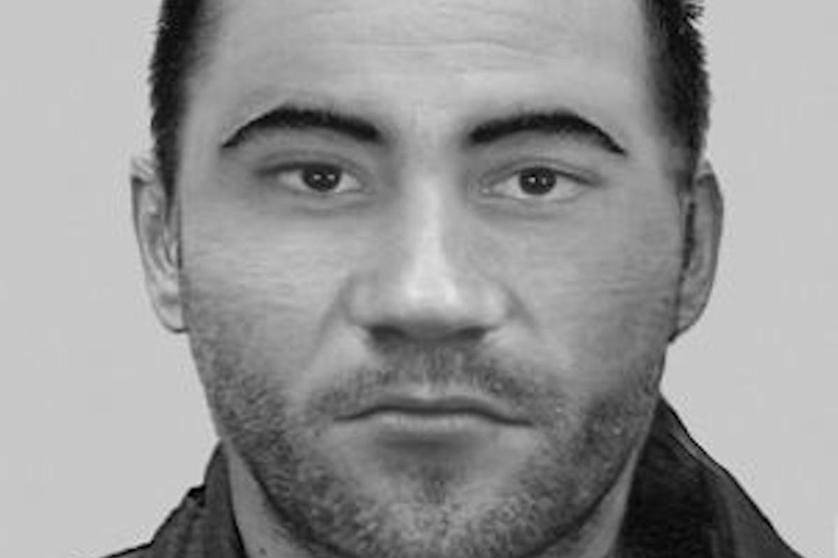 Phantombild des gesuchten Täters
