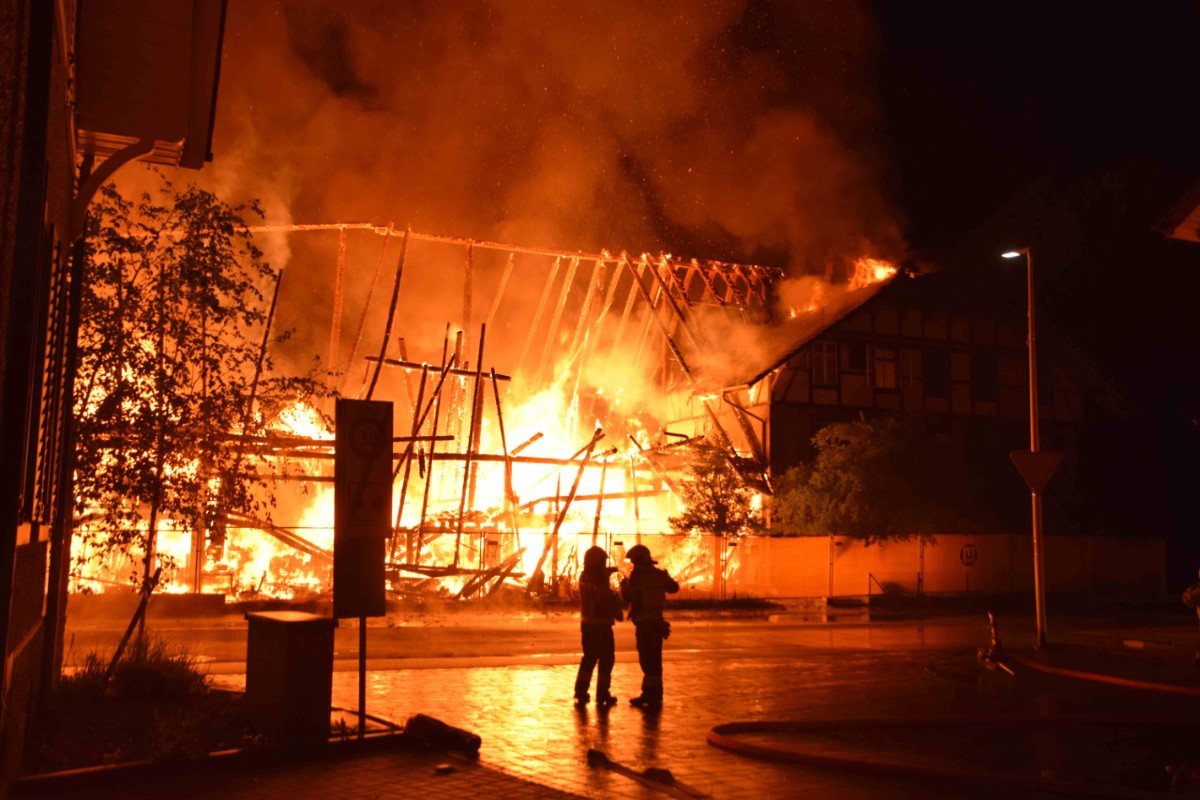 Gerlafingen SO - Bauernhaus brennt komplett nieder!