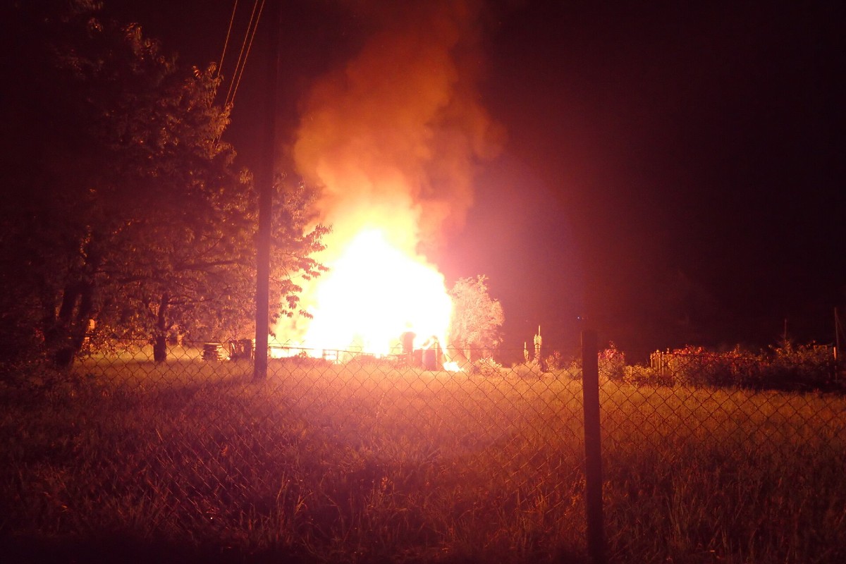 In Winterthur Seen brannte gestern ein Gartenhaus nieder.