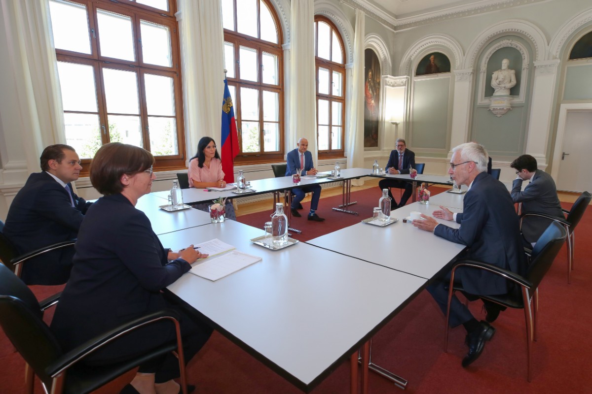 Jürgen Stock von INTERPOL zu Besuch im Fürstentum Liechtenstein