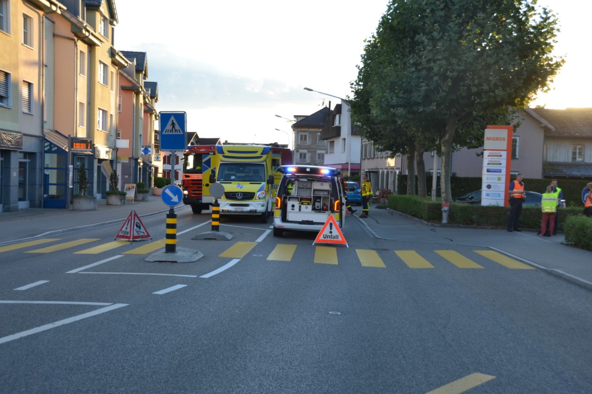 Der Fussgänger hat den Aufprall nicht überlebt.