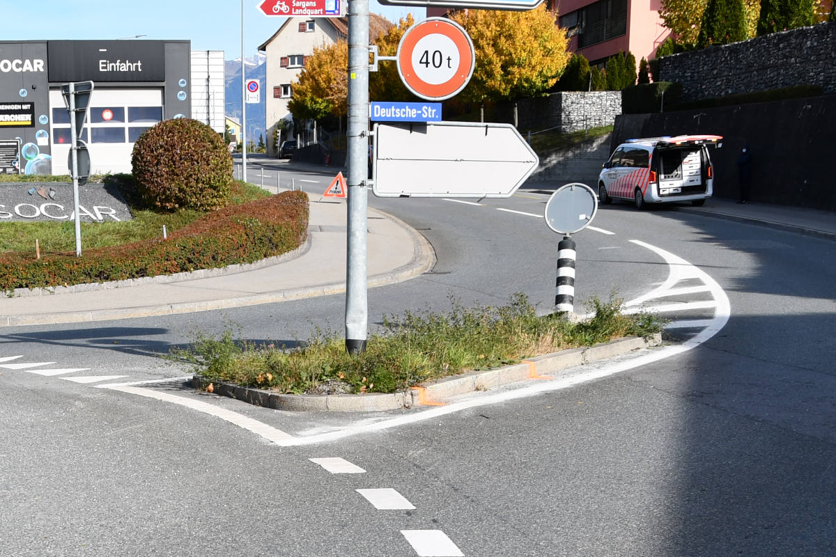 Unfall in Chur GR – Velomobil verunfallt im Kreisel