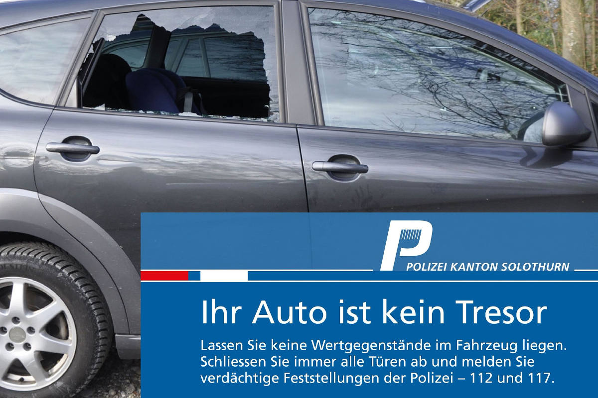Polizei verzeichnet Zunahme von Autoaufbrüchen – Ihr Auto ist kein Tresor
