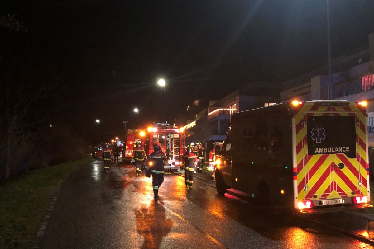 In Rorschacherberg SG brannte es heute.