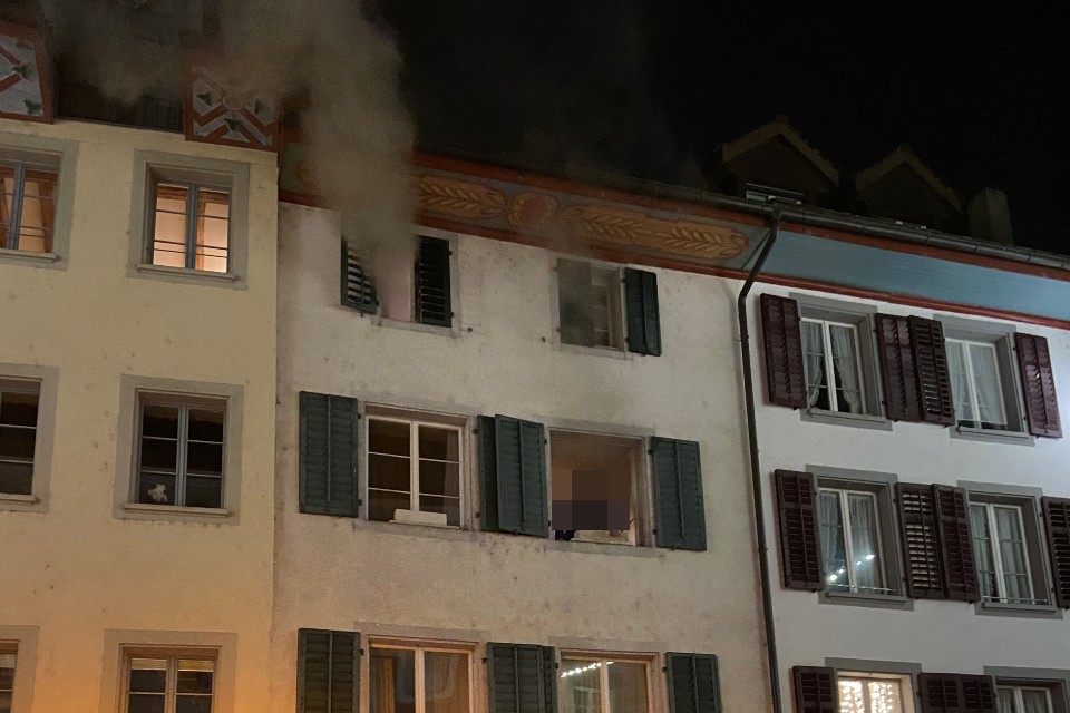 In Aarau brannte es in dieser Nacht in einer Wohnung.