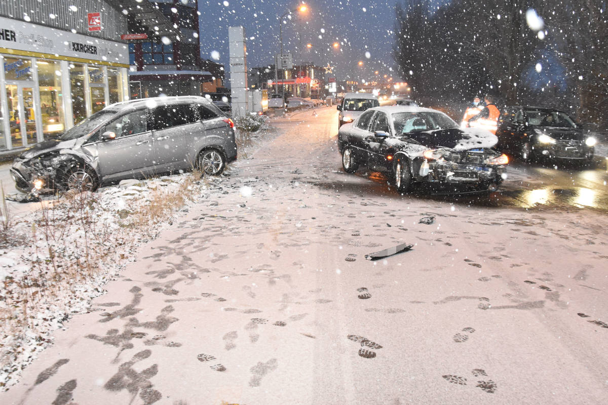 Verkehrsunfall in Staad SG am Morgen