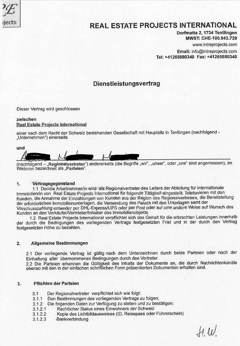 Achtung! - Betrüger rekrutieren Finanzagenten in der Schweiz