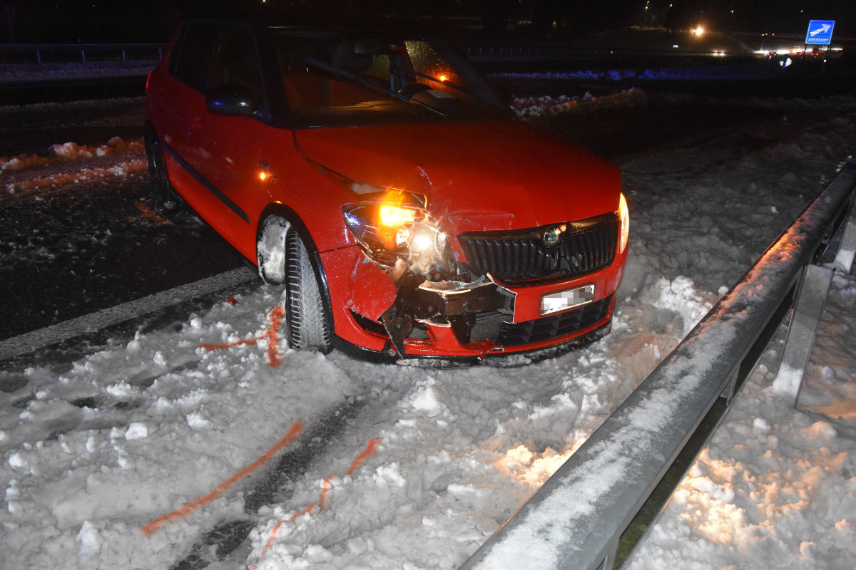 Mehrere Unfälle wegen schlechter Strassenverhältnisse im Kanton St.Gallen