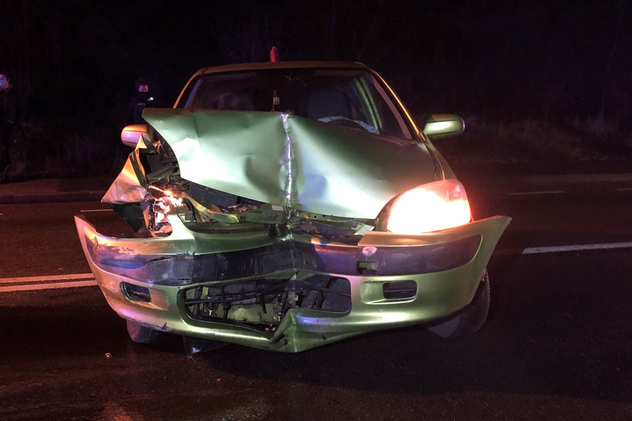 Heftige Kollision in Worms  