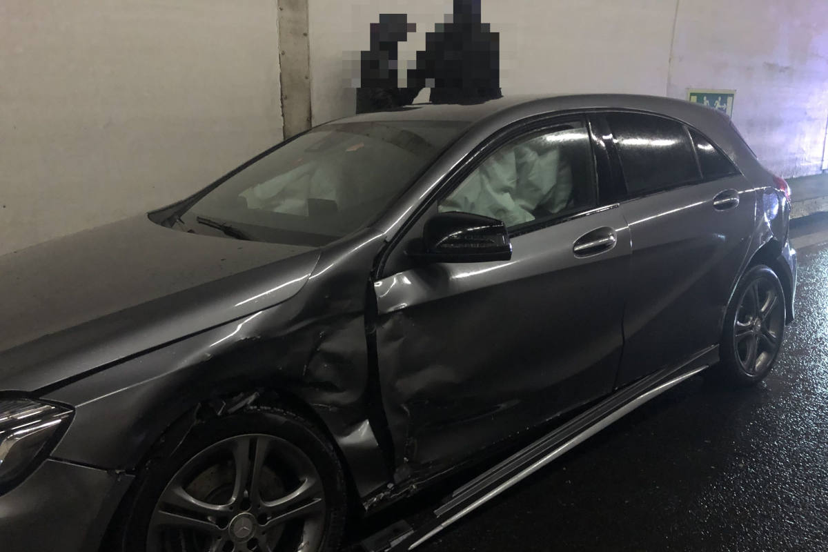 Verkehrsunfall auf der A3 bei Filzbach