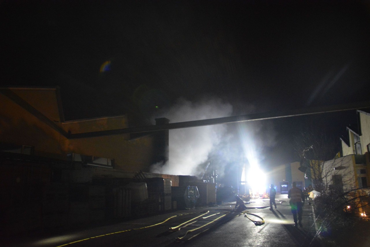 In Büsserach SO kam es zu einem Brand in einem Industriegebäude