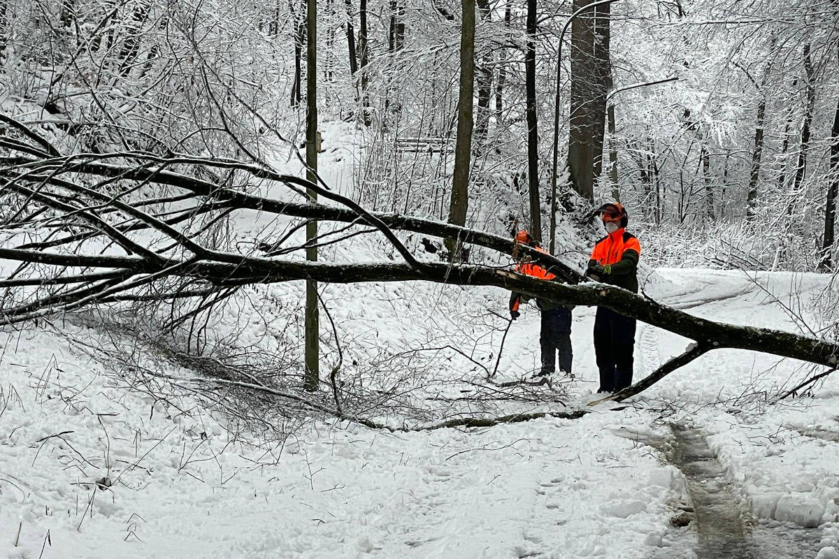 Schneefall verursacht zahlreiche Einsätze in Stolberg