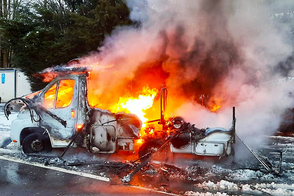 Die Einsatzstelle in Velbert