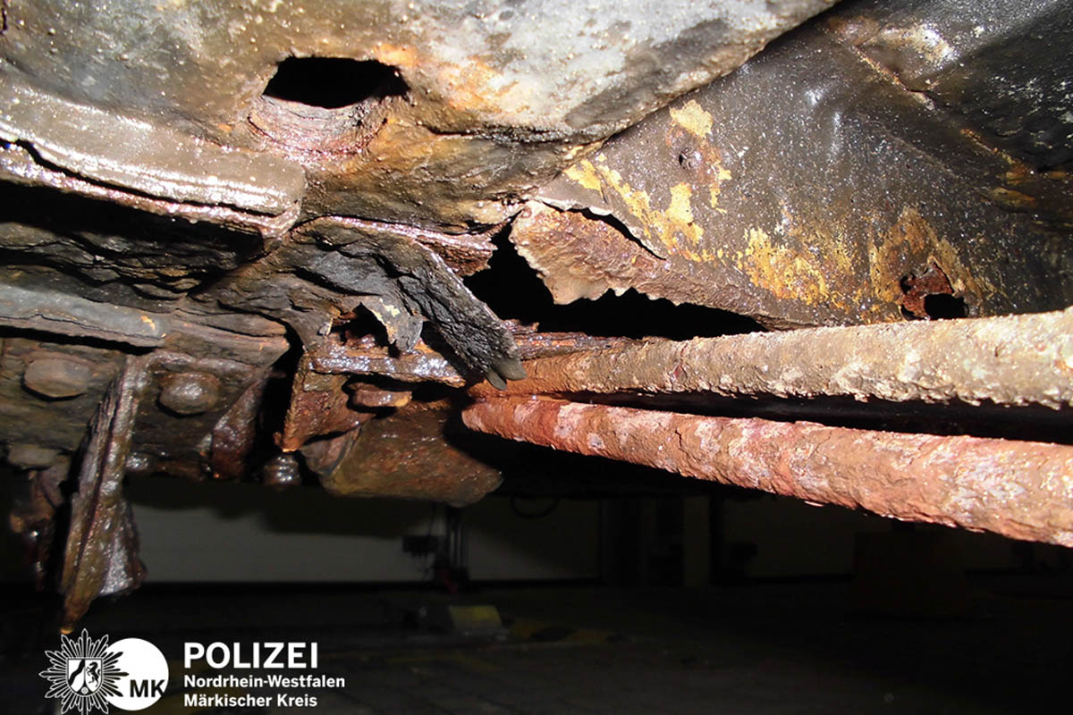 Es wurden in Lüdenscheid Bremsmängel und schwerste Korrosionsmängel ausgemacht