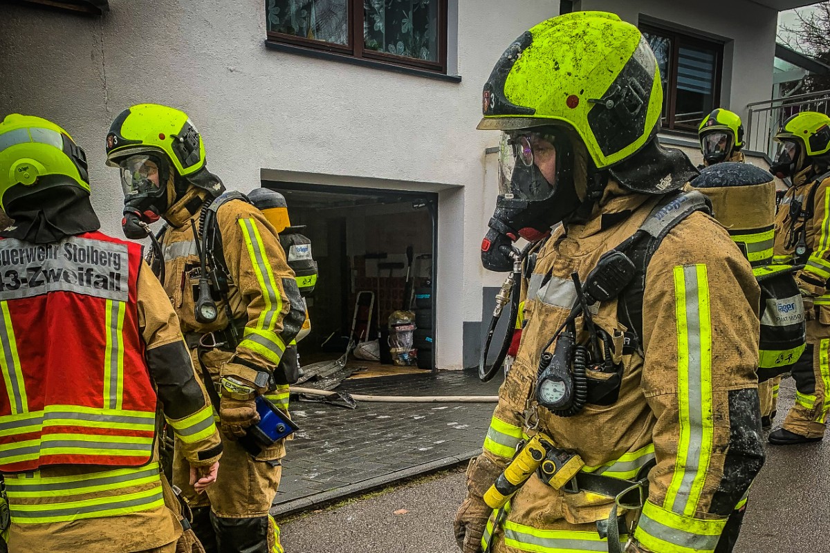 Die Feuerwehr Stolberg stand mit 50 Mann im Einsatz
