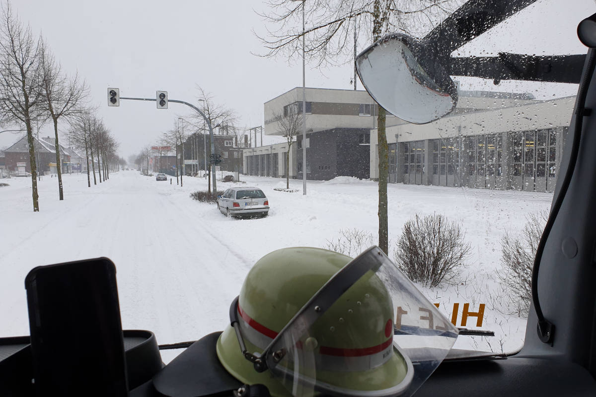Einsatzlage nach Sturmtief Tristan